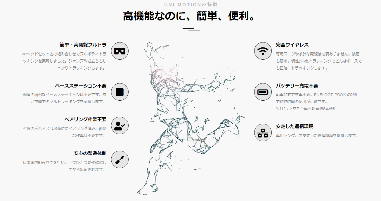 廃番特価uni-motion フルトラッキングデバイス その他