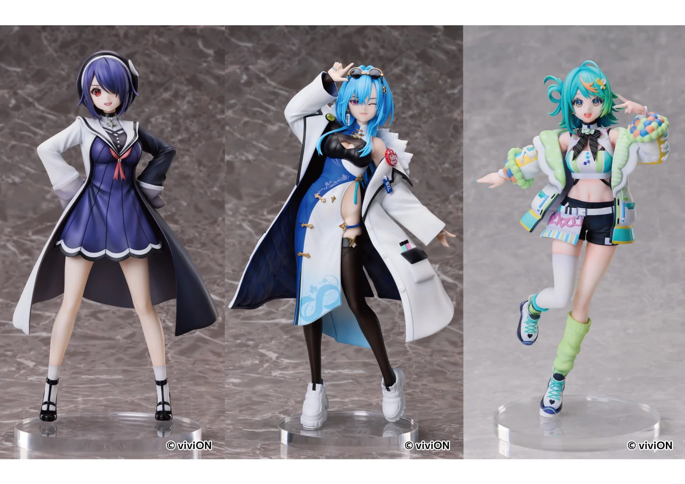 VTuberグループ「あおぎり高校」音霊魂子、春雨麗女、ぷわぷわぽぷらの